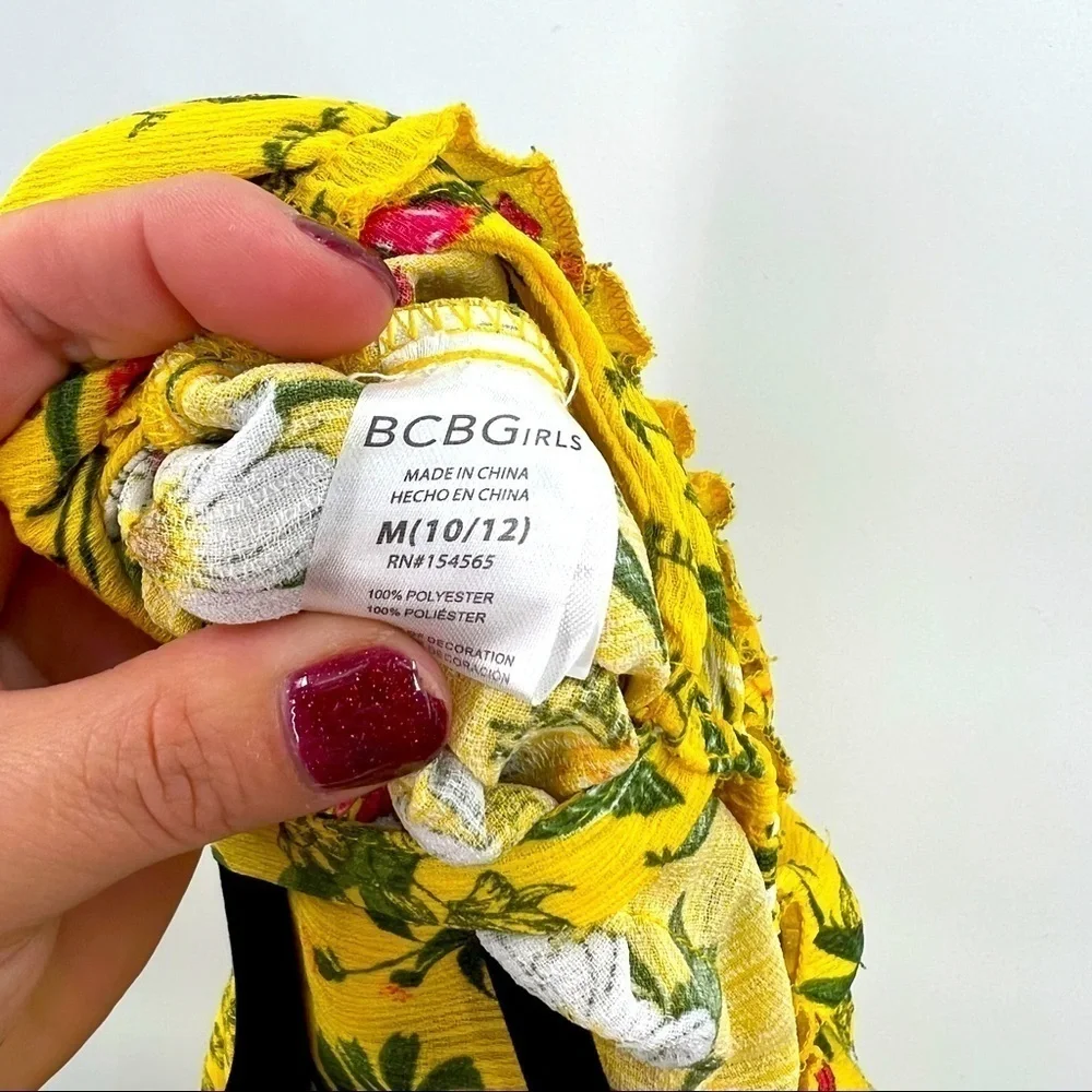 BCBGirls romper yellow